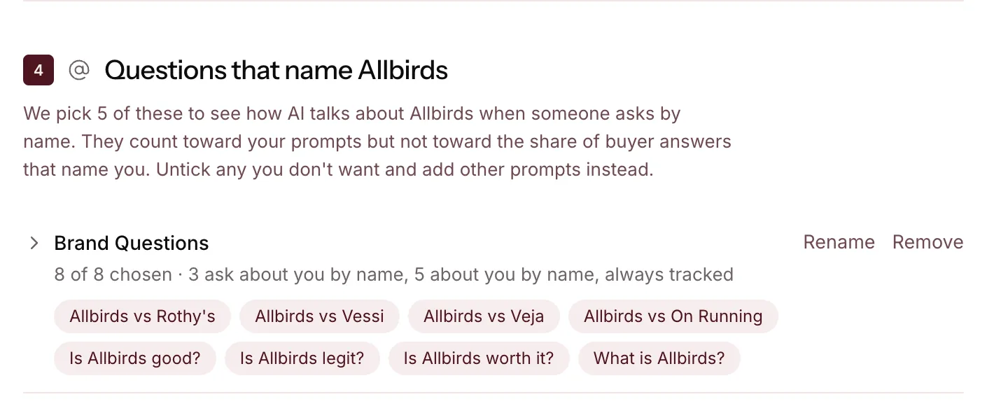 Fragen, die Allbirds nennen, etwa Allbirds vs Rothy's, Is Allbirds legit? und Is Allbirds worth it?